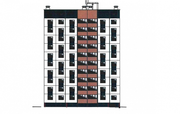 40-квартирный 10 этажный жилой дом в микрорайоне 50 в г.Гомеле